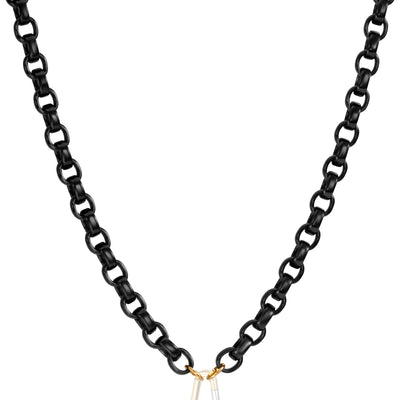 5.6mm Stainless Steel Black Hinge Chain