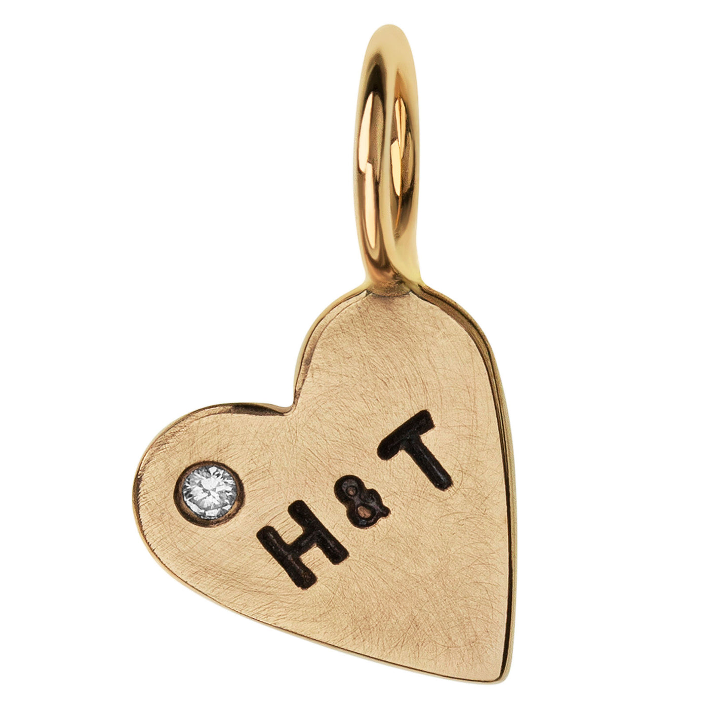 Double Initial Heart Charm