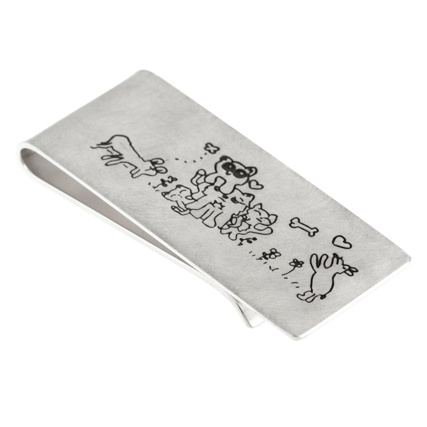 Child's Drawing Money Clip