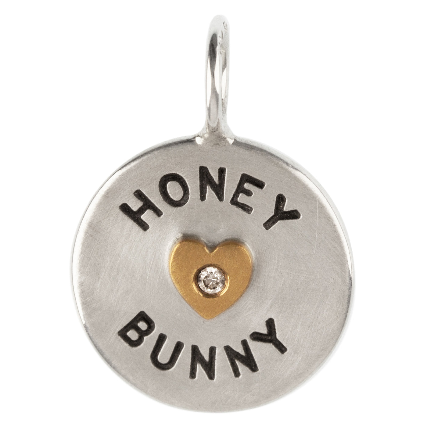 Honey Bunny Round Charm