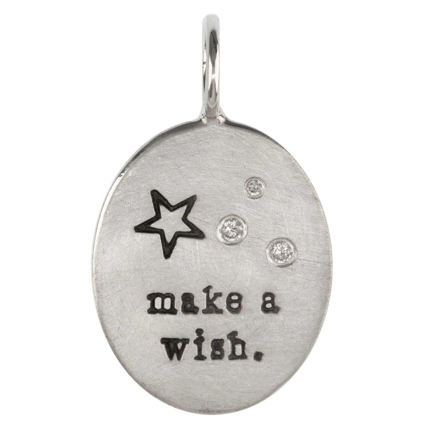 Make a Wish Oval Charm