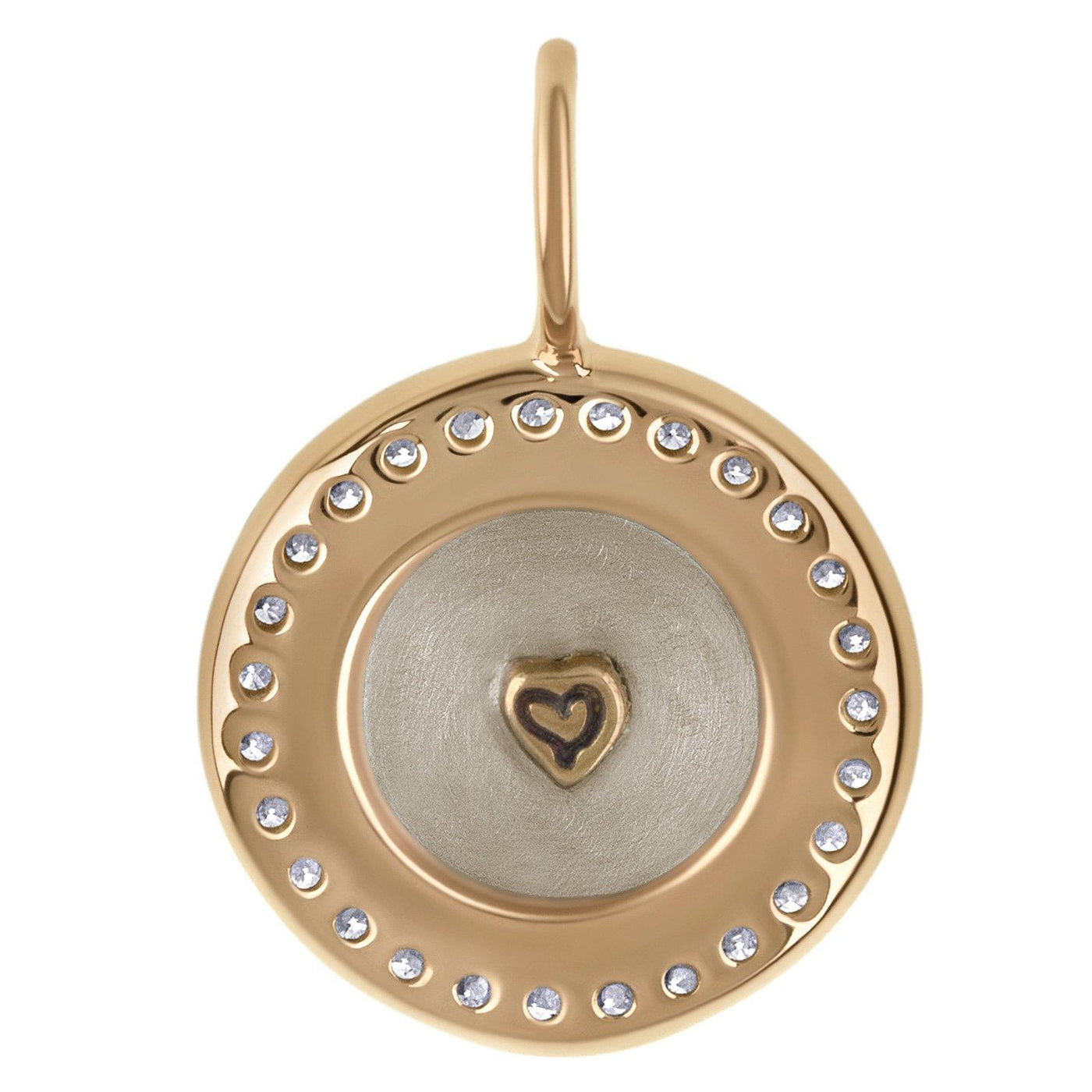 Mom Channel Set Round Charm - Heather B. Moore