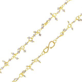 Grey Diamond Cluster Chain - Heather B. Moore