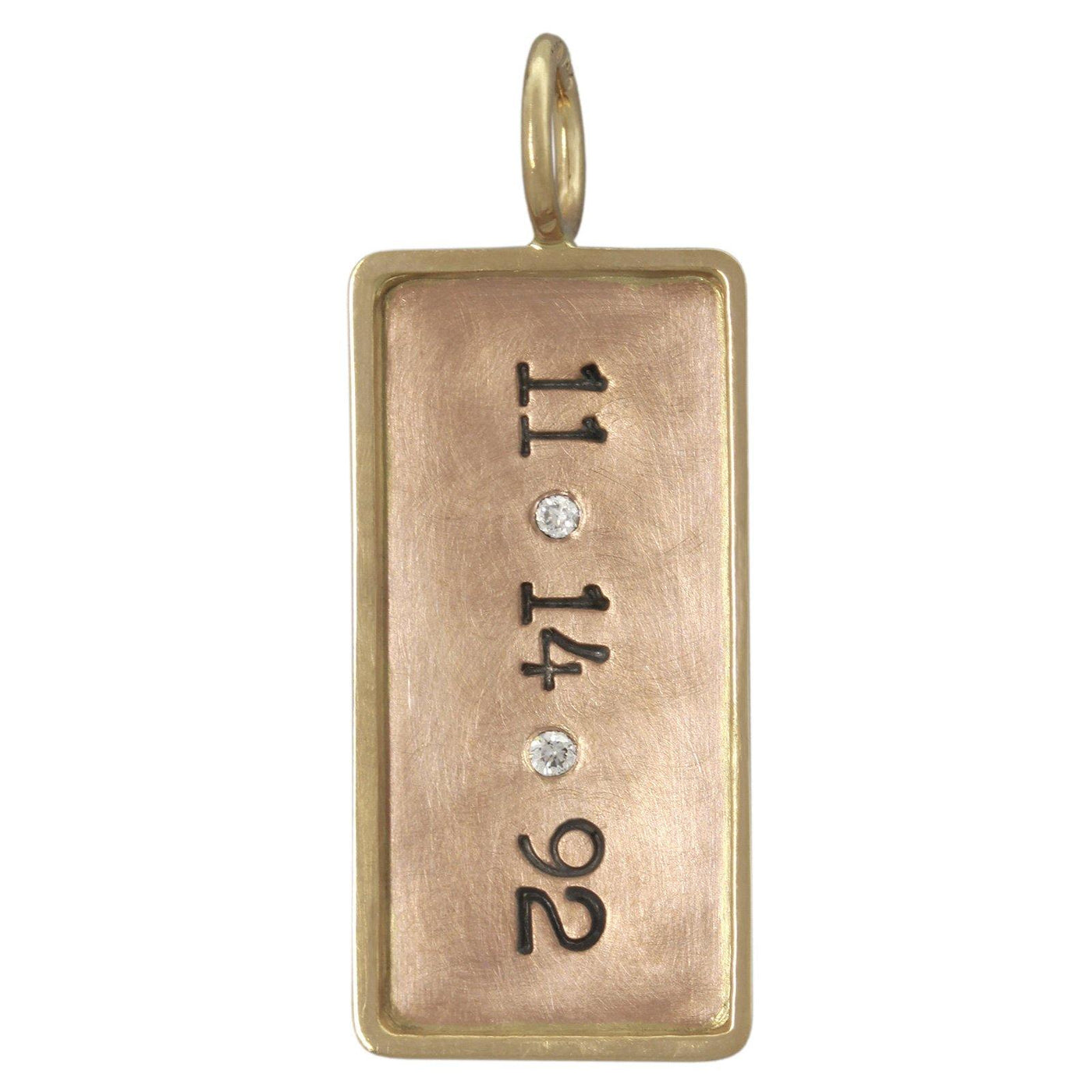 Date and Diamond ID Tag - Heather B. Moore