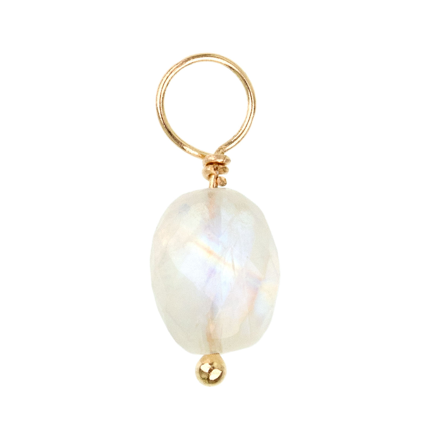 Moonstone Faceted Oval Gemstone
