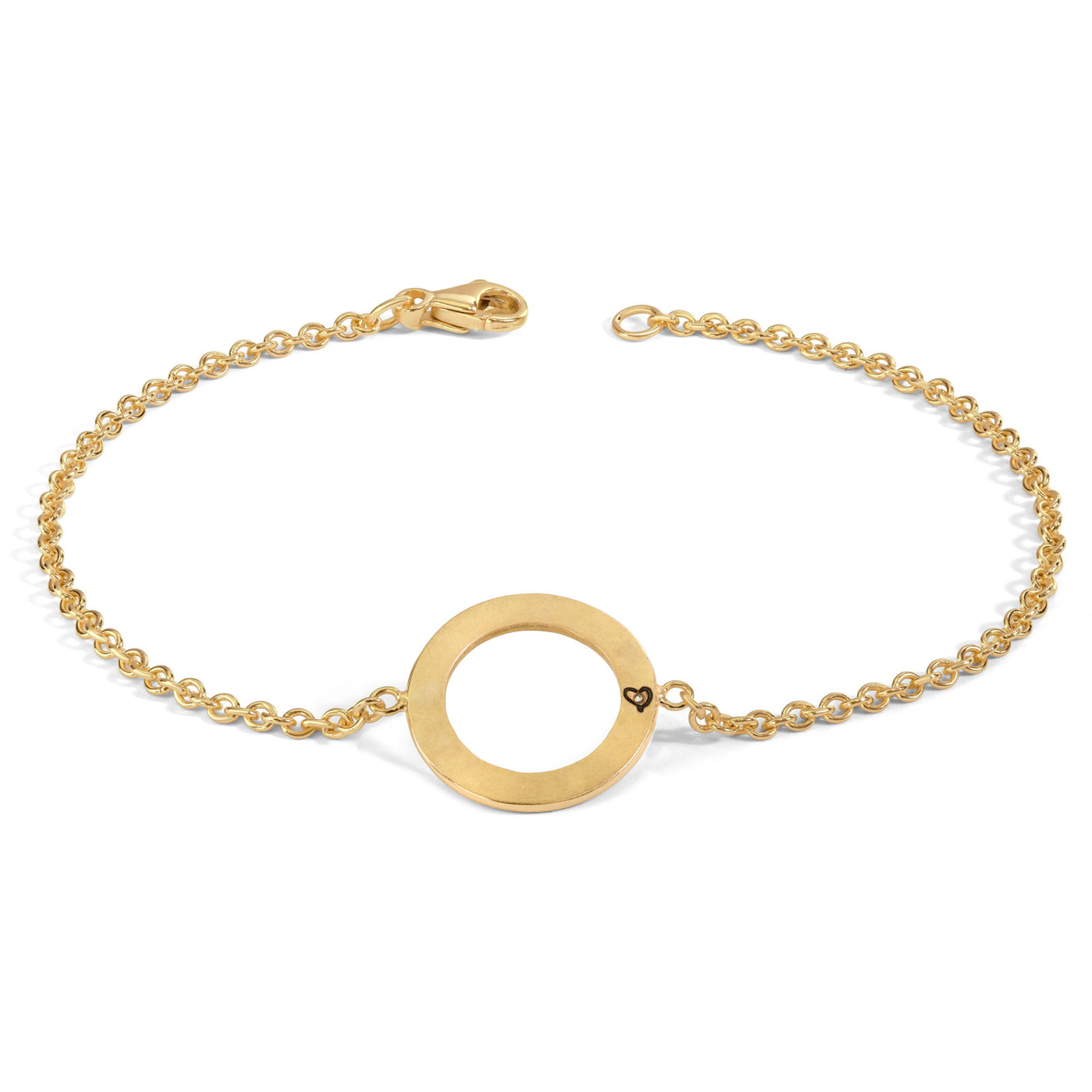 Love You So Much Open Circle Charming Bracelet