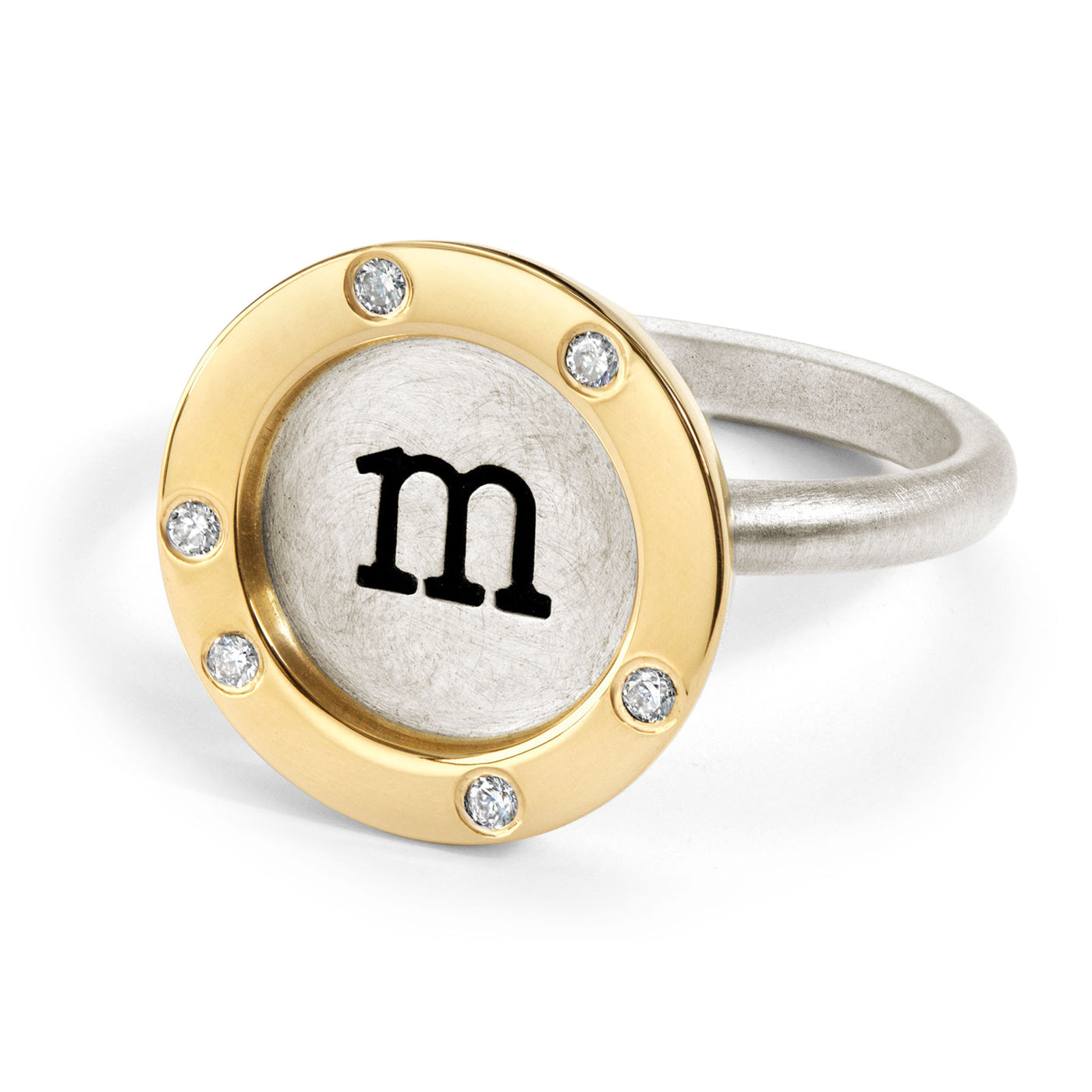 Initial Charming Ring