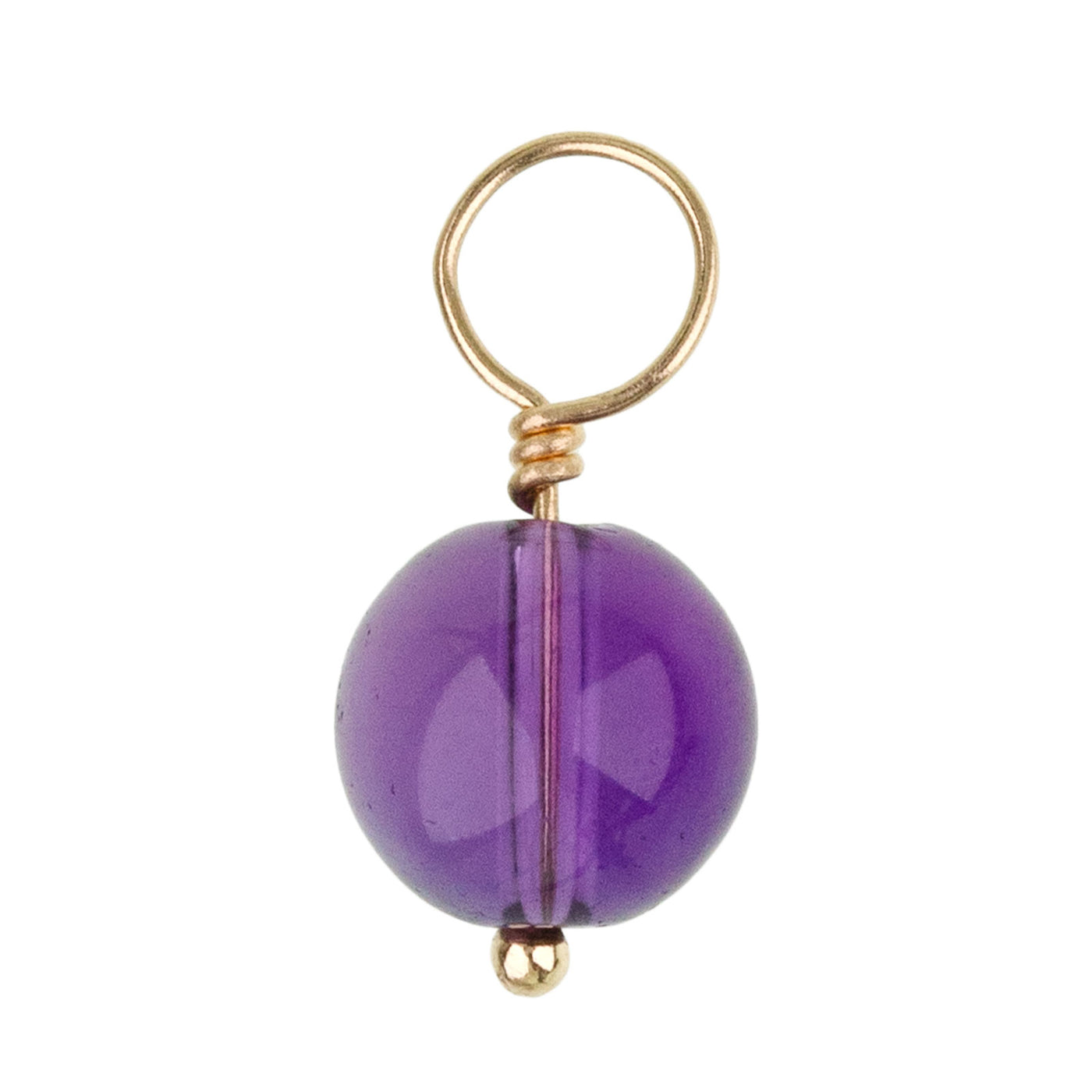 Purple Amethyst Unfaceted Ball Gemstone